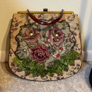 Vintage tapestry purse
